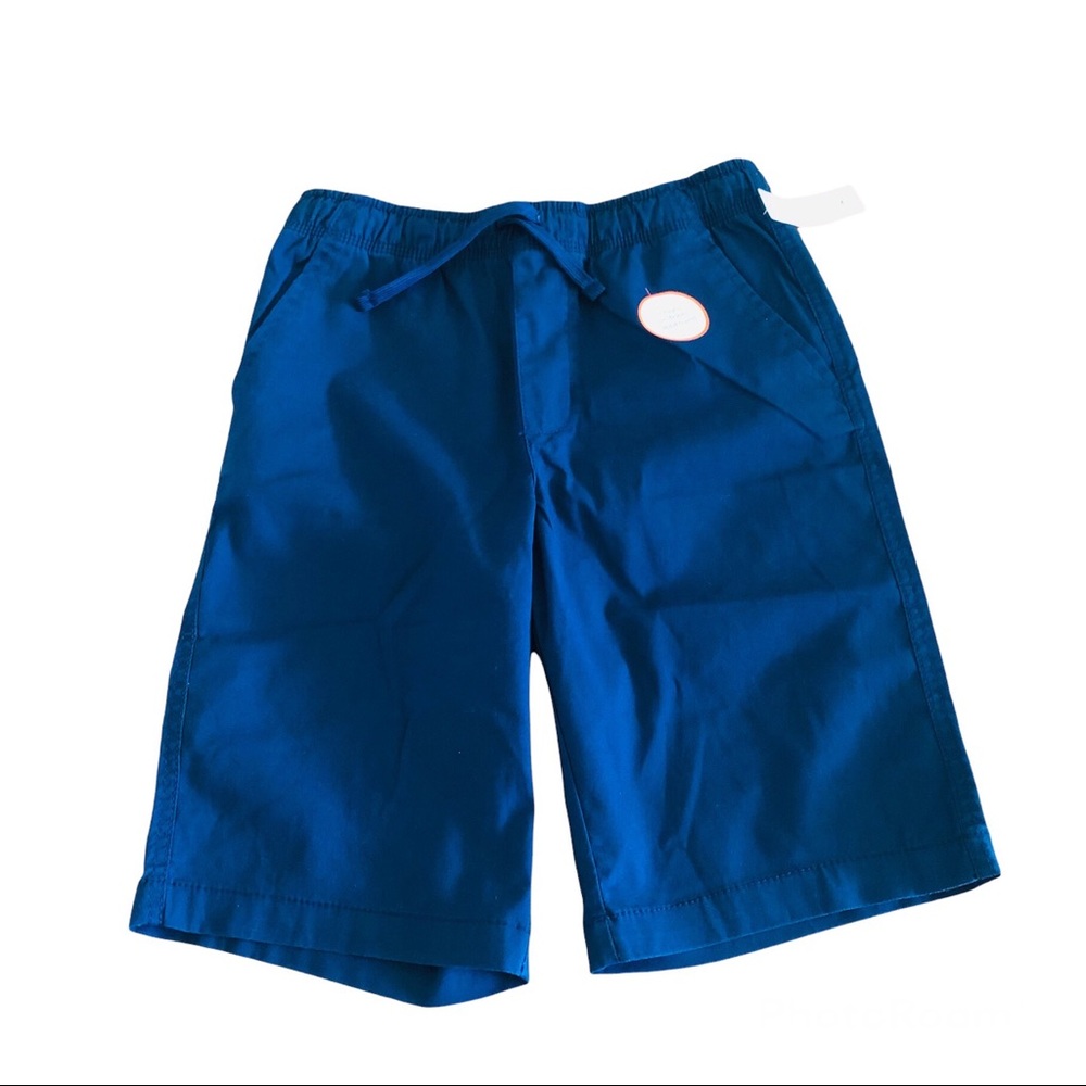 Boys Blue Pull On Navy Blue Khaki Shorts Size XL 14 16 - School Uniform New